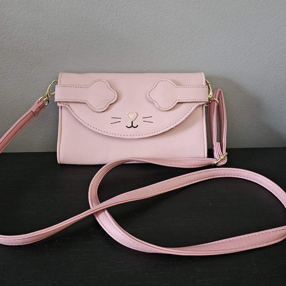 Betsy Johnson Luv Adjustable Crossbody GUC